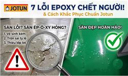 Tổng hợp 7 lỗi thường gặp khi thi công sơn sàn Epoxy và cách khắc phục Tổng hợp 7 lỗi thường gặp khi thi công sơn sàn Epoxy và cách khắc phục