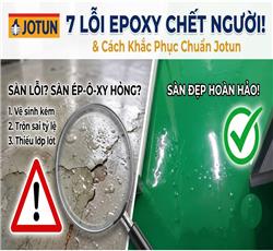 Tổng hợp 7 lỗi thường gặp khi thi công sơn sàn Epoxy và cách khắc phục
