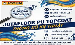 Bảng Thông Số Kỹ Thuật Và Định Mức Jotafloor PU Topcoat Bảng Thông Số Kỹ Thuật Và Định Mức Jotafloor PU Topcoat