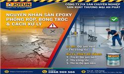 Màng epoxy bị lỗ kim, tách lớp: Dấu hiệu nhận biết & Cách phòng tránh